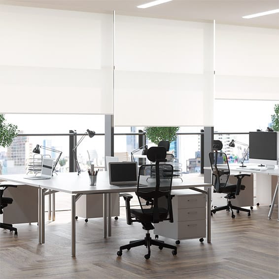 ColorizedZoom Contract Thermal Plus Cool White  Roller Blind 3969