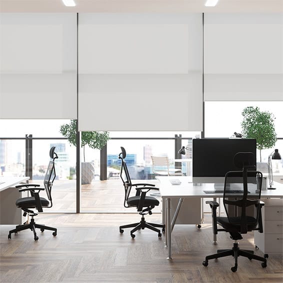 Colorized Contract Thermal Plus Misty Grey Roller Blind 3972