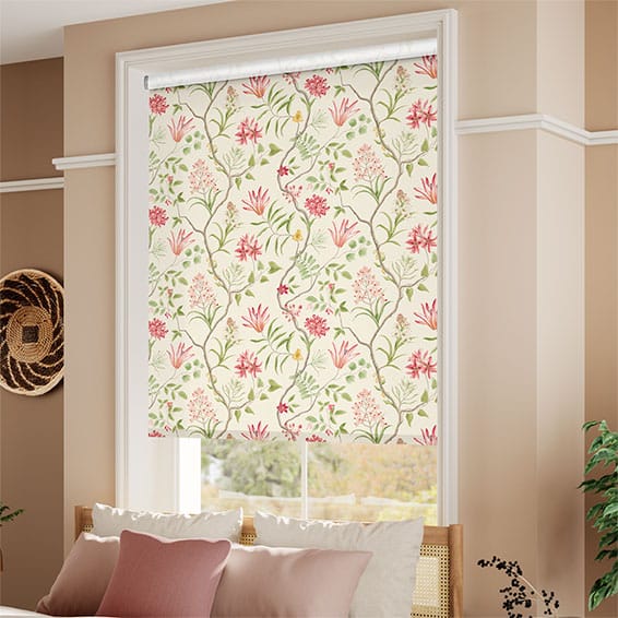 ColorizedZoom Orchid Trail Berry Lime Roller Blind 4078