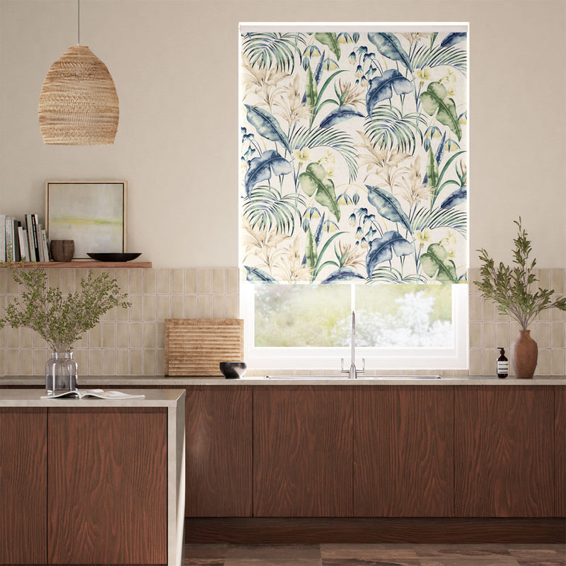 Colorized Cedella Azure Roller Blind 4092