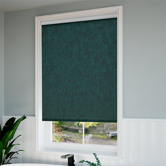 ColorizedZoom Choices Alva Peacock Roller Blind 4120