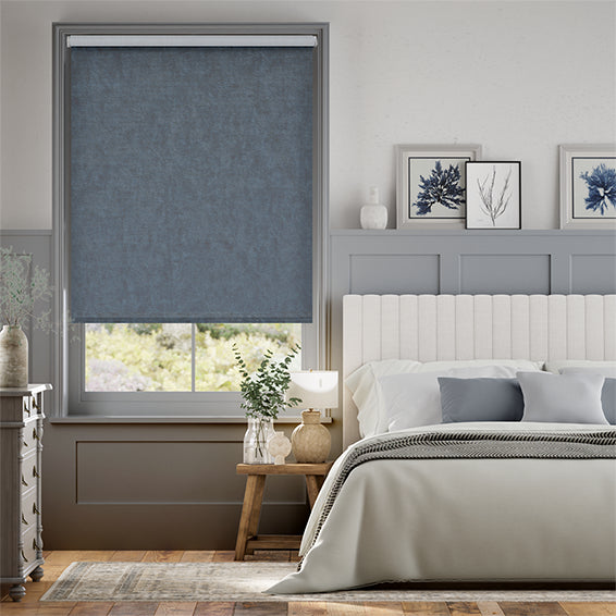 Colorized Choices Alva Yale Blue Roller Blind 4124