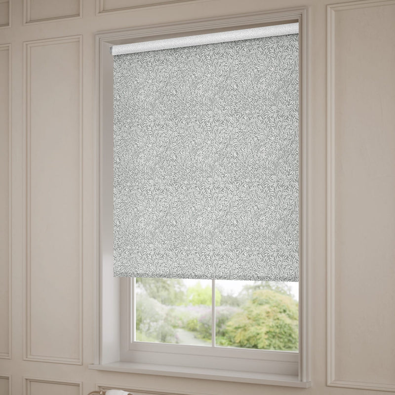 ColorizedZoom William Morris Willow Steeple Grey Roller Blind 4145