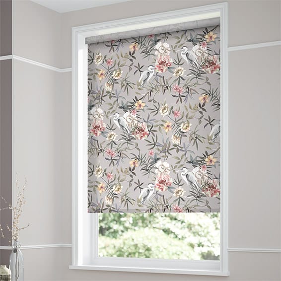ColorizedZoom Electric Choices Bella Heron Silver Roller Blind 4168