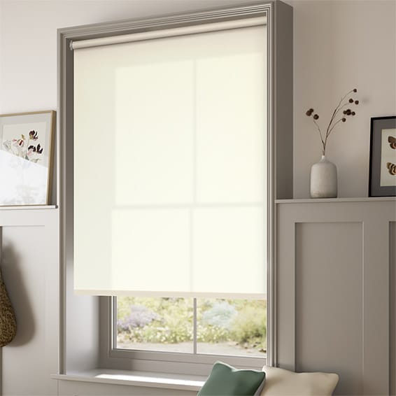 ColorizedZoom Electric Avalon Devon Cream  Roller Blind 4240