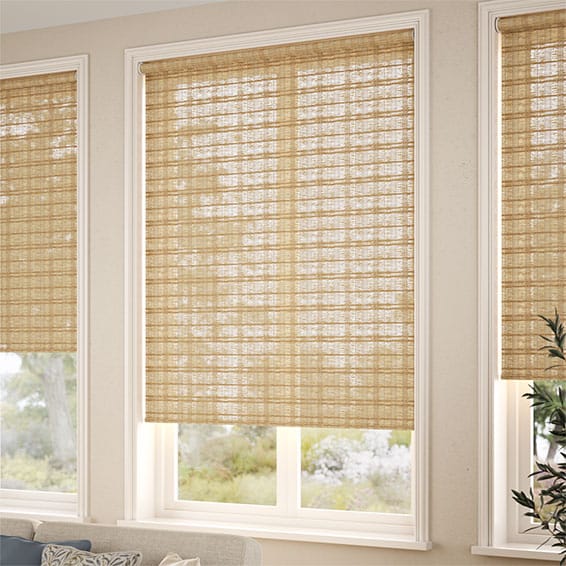 ColorizedZoom Moreno Oak Roller Blind 4257