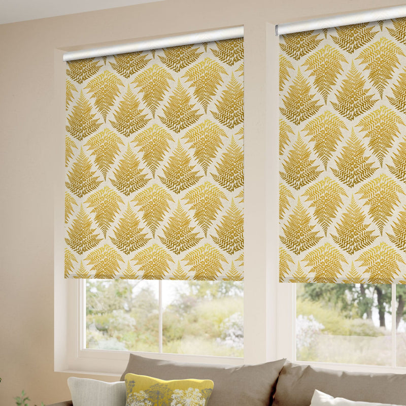 ColorizedZoom Filix Mustard Roller Blind 4426