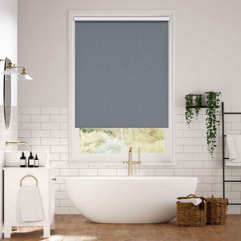 Colorized Choices Averley Blue Grey Roller Blind 4754