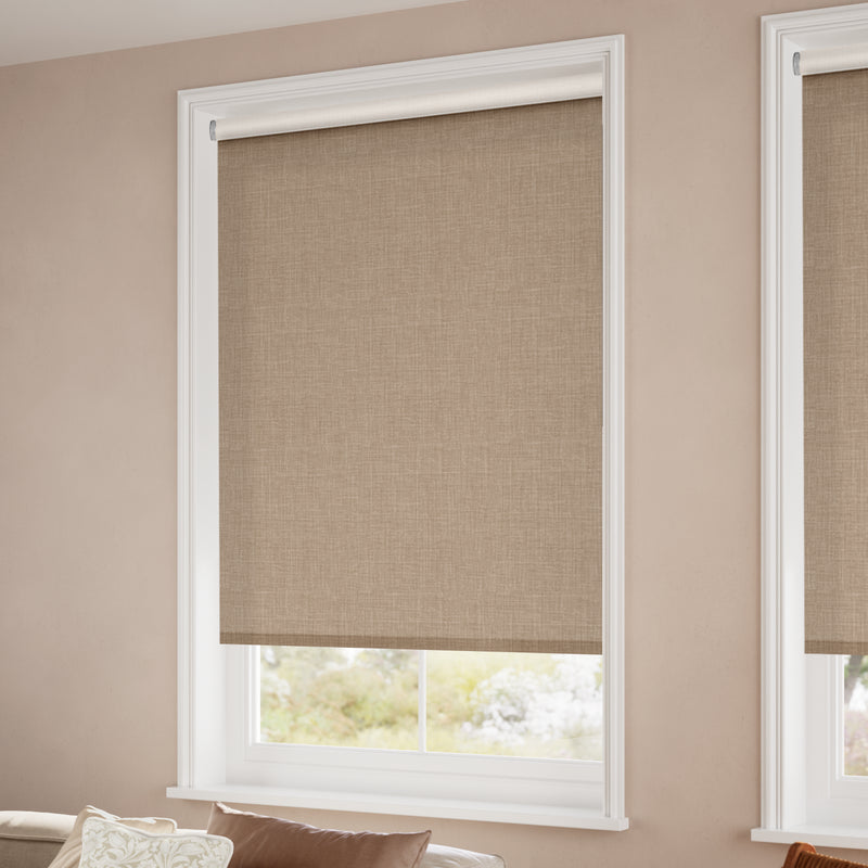 ColorizedZoom Electric Canali Blackout Stone Roller Blind 4786