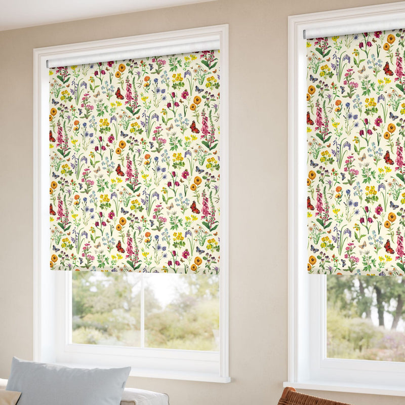 ColorizedZoom Choices Wild Flowers Meadow Roller Blind 4956
