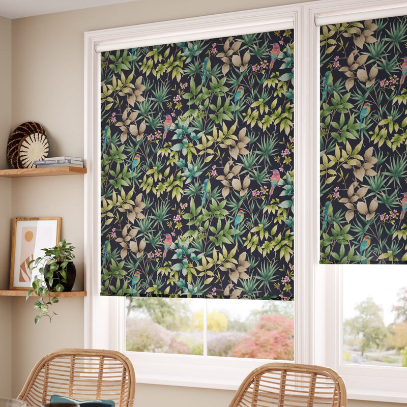 ColorizedZoom Paradiso Velvet Midnight Roller Blind 5070