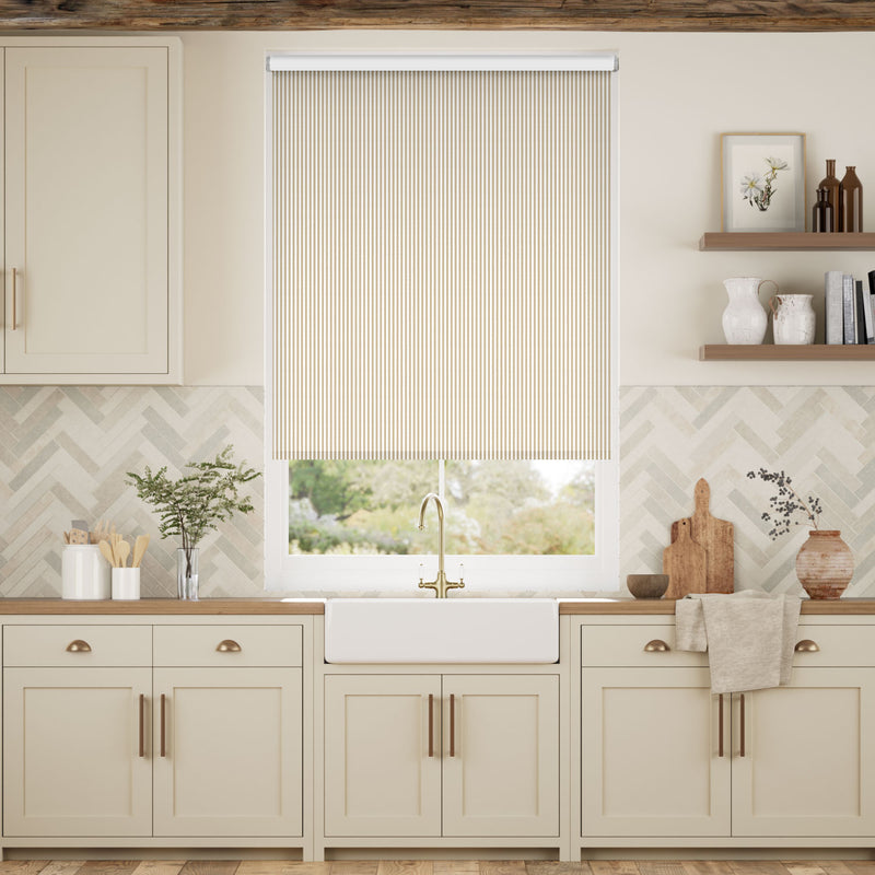 Colorized Choices Devon Stripe Sand Roller Blind 5110