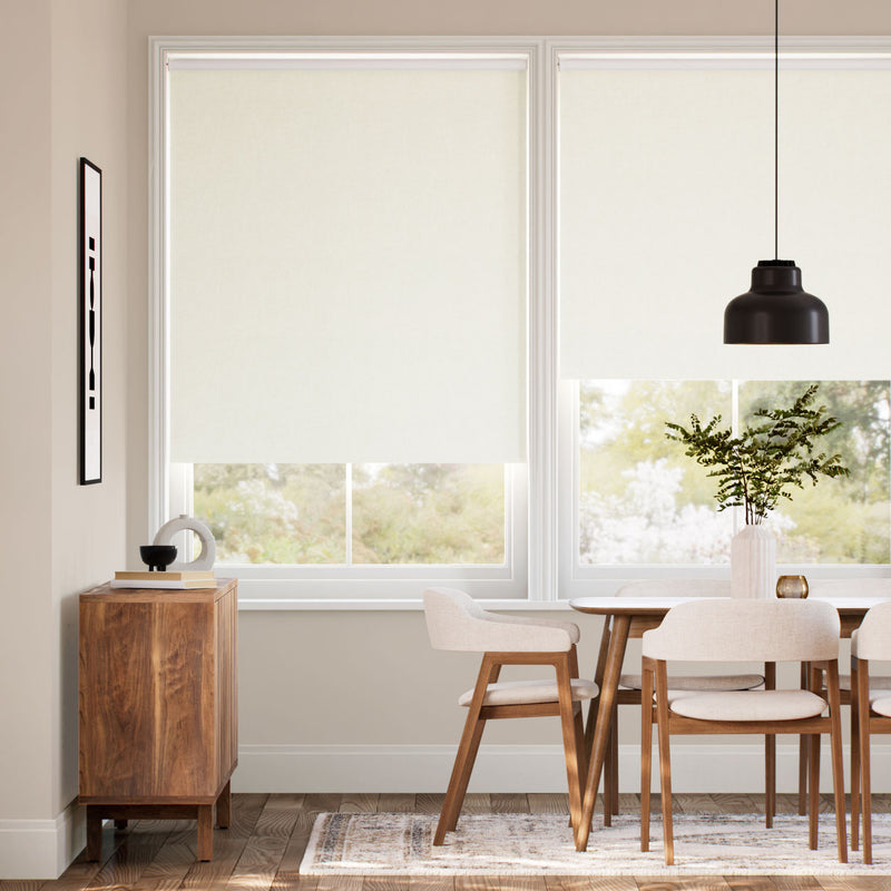 Colorized Choices Eco-Friendly Riley Natural White Roller Blind 5248