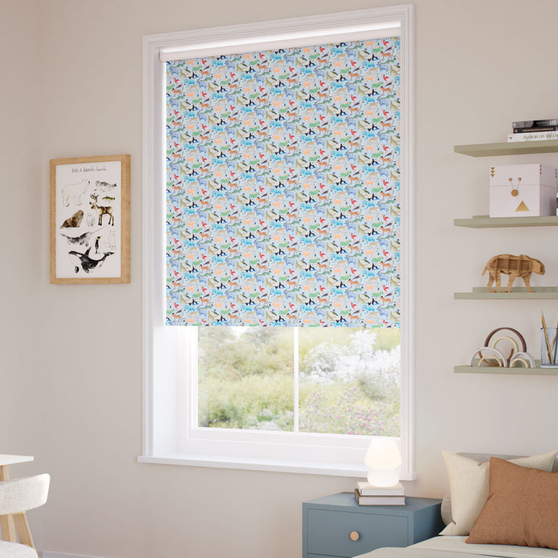 ColorizedZoom Quey Two Cornflower Roller Blind 5376