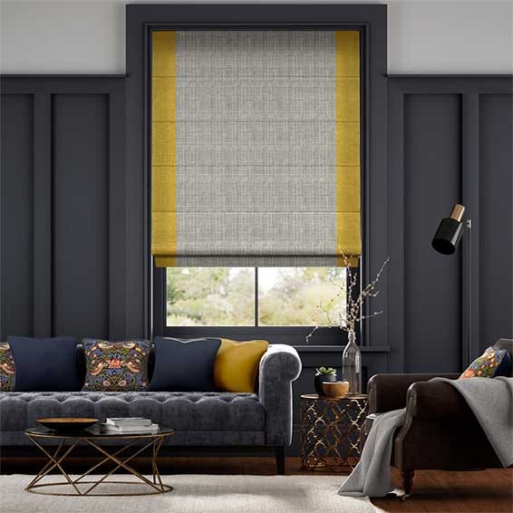Colorized Aalto Limon Roman Blind 6922