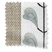 ColorizedSwatch Linen Hopsack & Chatsworth Mineral Curtains sample image 5450