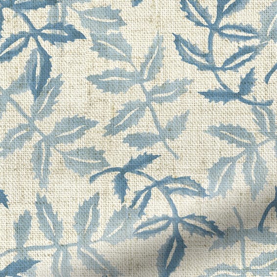 ColorizedPLA Rosehip Leaf Blue Curtains 5460