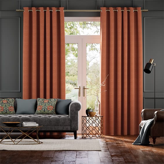 Colorized Berber Pumpkin Curtains 5493