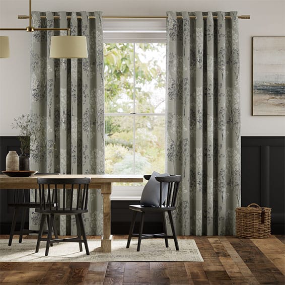 Colorized Slender Forest Velvet Moonlight Curtains 5582