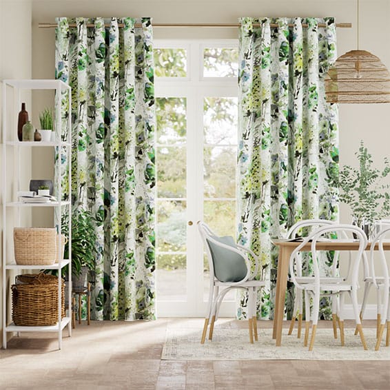 Colorized Foxglove Evergreen Curtains 5597