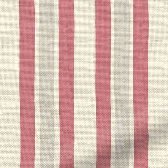 ColorizedPLA Hand Painted Stripe Rose Pink Curtains 5775
