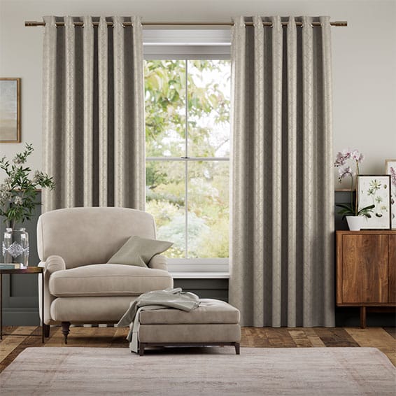 Colorized Elysee Platinum Curtains 5778