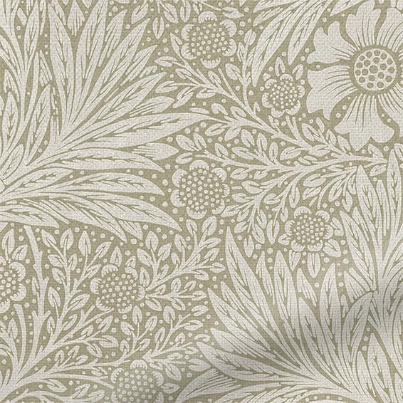 ColorizedPLA William Morris Marigold Hemp Curtains 5818