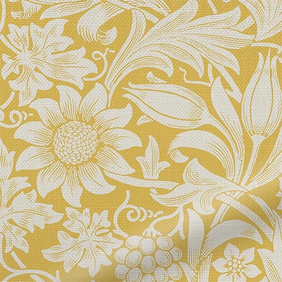 ColorizedPLA William Morris Sunflower Honey Curtains 5829