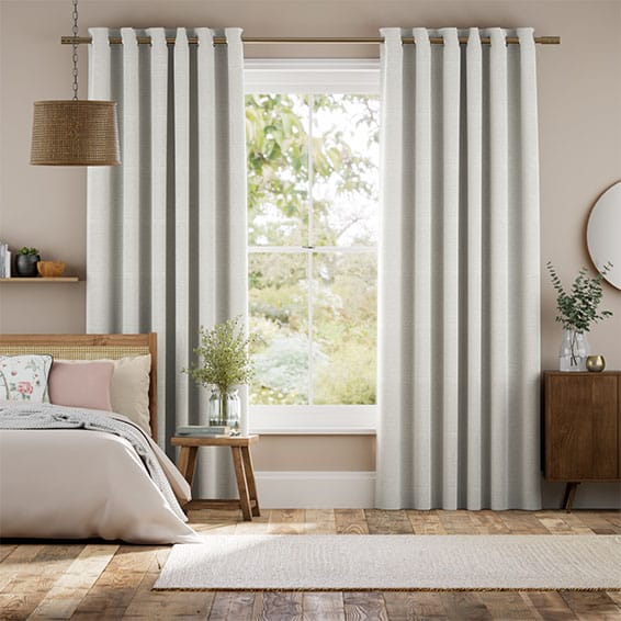 Colorized Ansari Faux Silk Platinum Curtains 5865