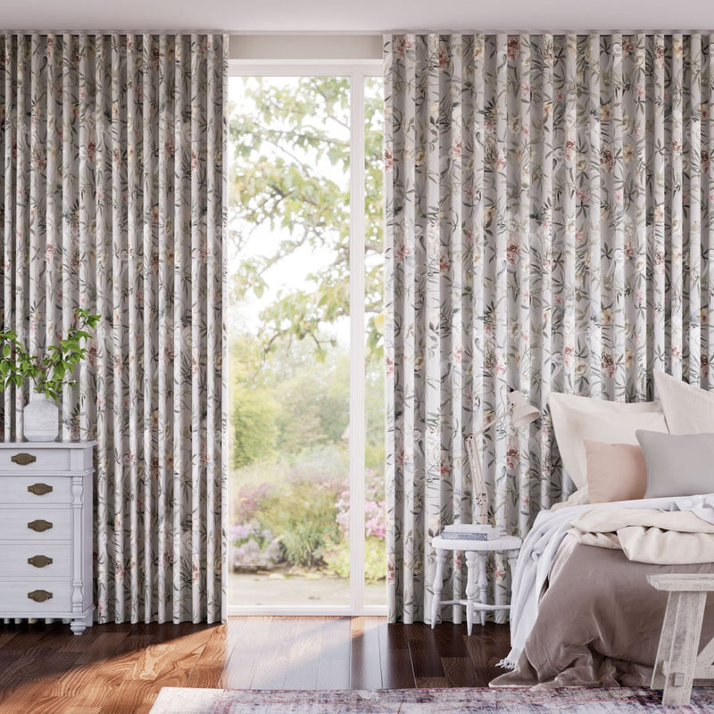 Colorized Bella Heron Silver Curtains 5900