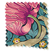 ColorizedSwatch William Morris Pimpernel Teal Curtains sample image 9017