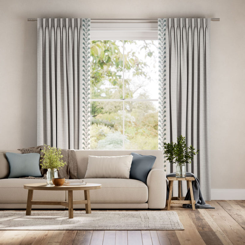Colorized Arlo Modern Grey & Chatsworth Mineral Curtains 5924