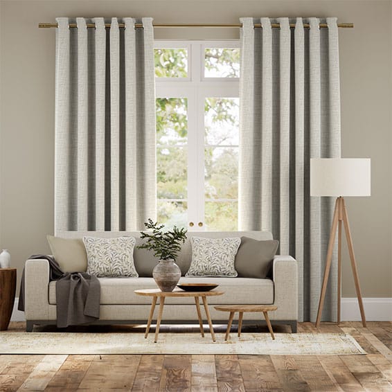 Colorized Arlo Softest Grey Curtains 5921