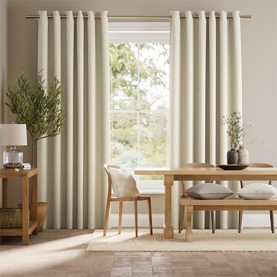 Colorized Wilton Natural Weave Curtains 5957