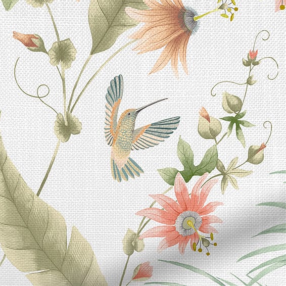 ColorizedPLA Hummingbird Vintage Pink Curtains 6038