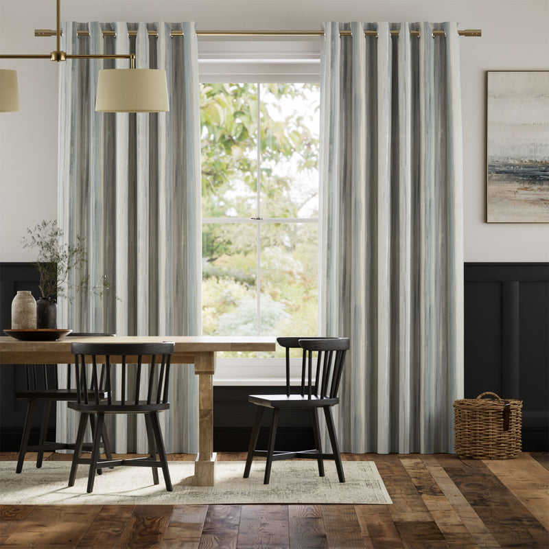 Colorized Oasis Stripe Mineral Curtains 6049