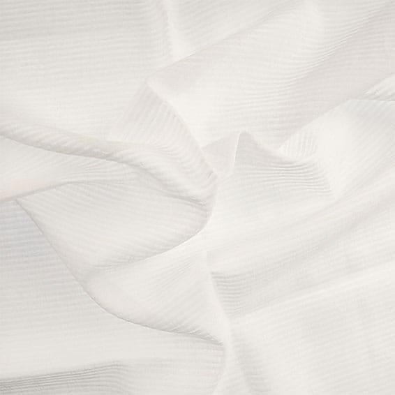 ColorizedPLA Camille Voile Striped White Curtains 6059