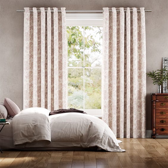 Colorized Aerie Damask Rose Curtains 6100