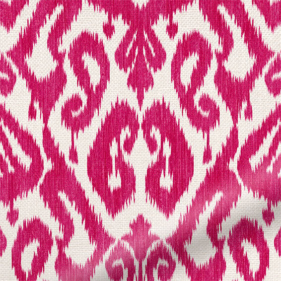 ColorizedPLA Ikat Damask Cherry Curtains 6140