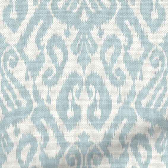 ColorizedPLA Ikat Damask Chalk Blue Curtains 6137