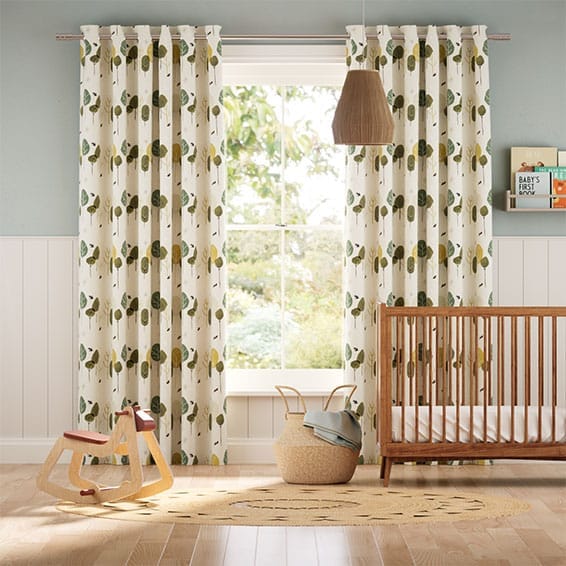 Colorized Edie Forest Curtains 6176
