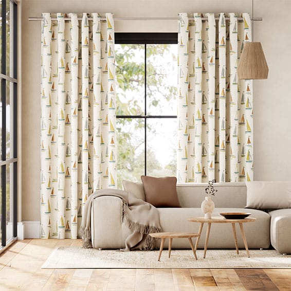 Colorized Sail Away Multi Curtains 6240