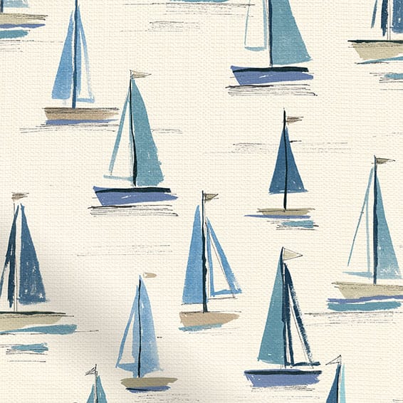 ColorizedPLA Sail Away Sky Blue Curtains 6242