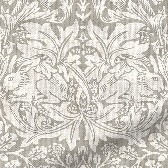 ColorizedPLA William Morris Brother Rabbit Stone Curtains 6274