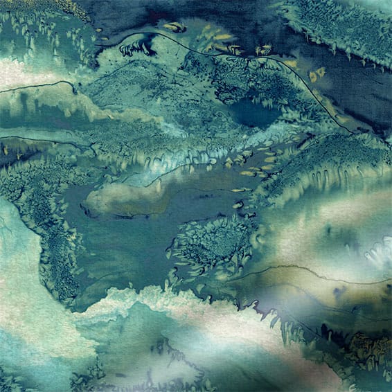 ColorizedPLA Marbled Velvet Jade Curtains 6288