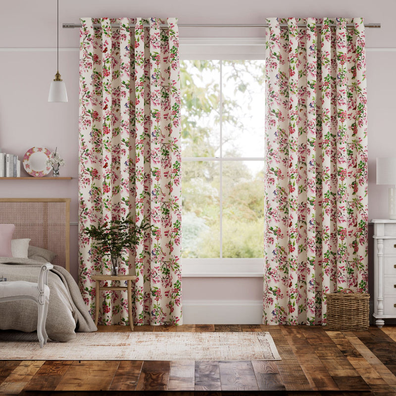 Colorized Blossom Pink Curtains 6294