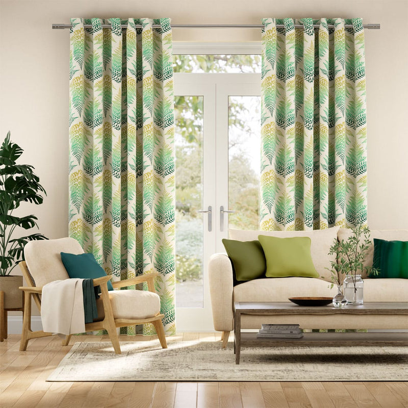 Colorized Filix Peacock Curtains 6334