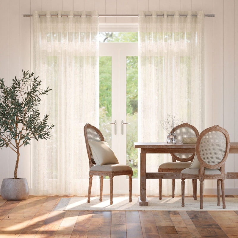 Colorized Aurelie Voile Oyster Curtains 6340