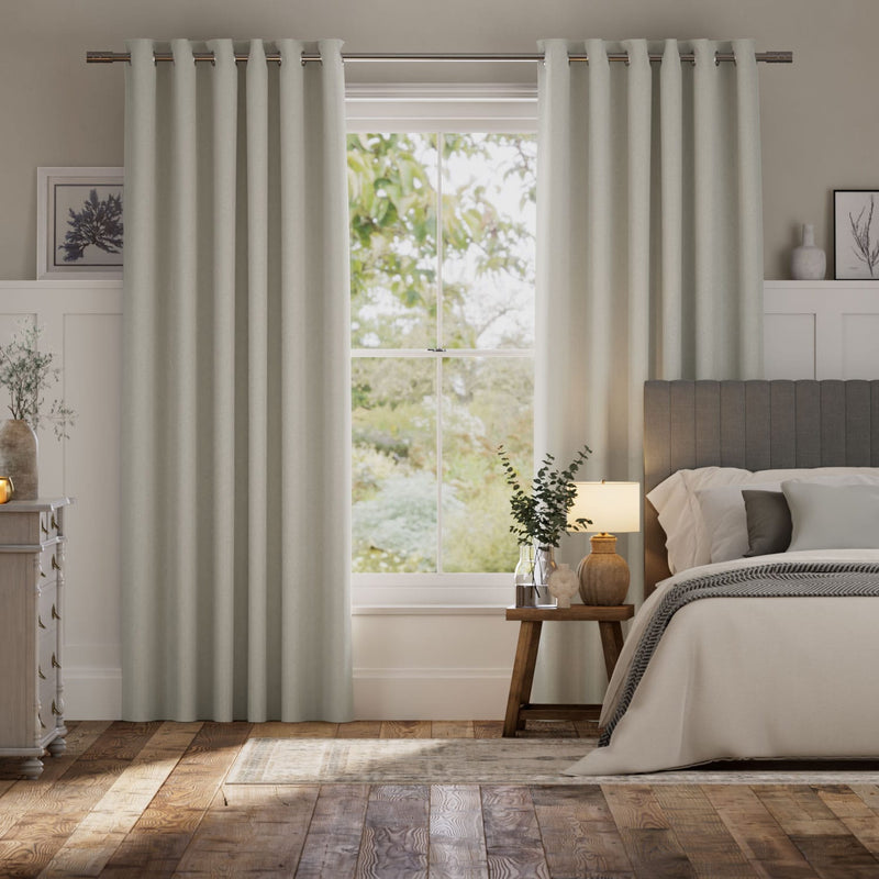 Colorized Denver Blackout Feather Grey Curtains 6357