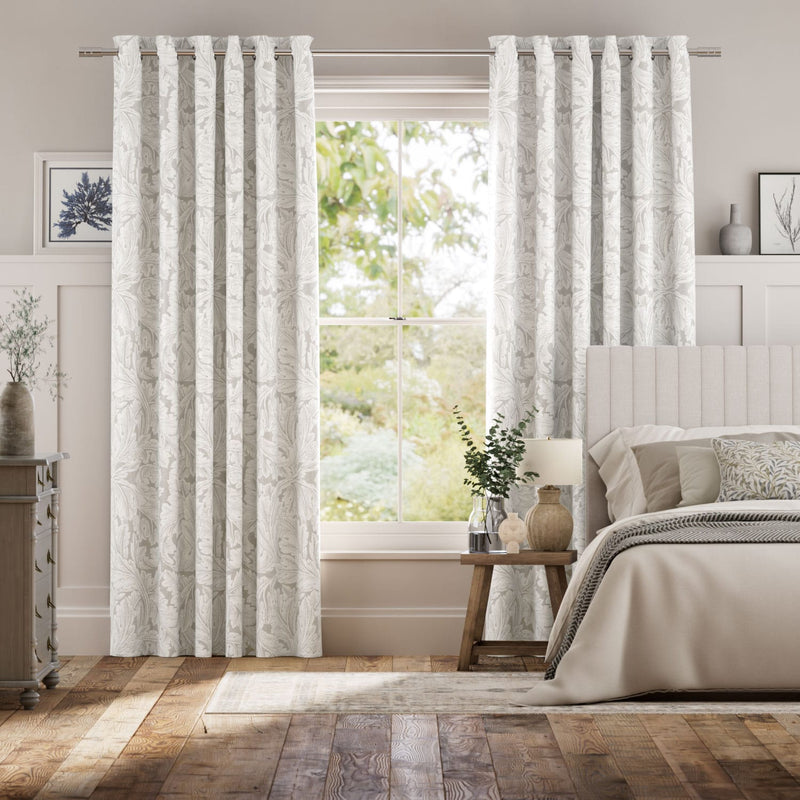 Colorized William Morris Acanthus Jacquard Oyster Curtains 6388